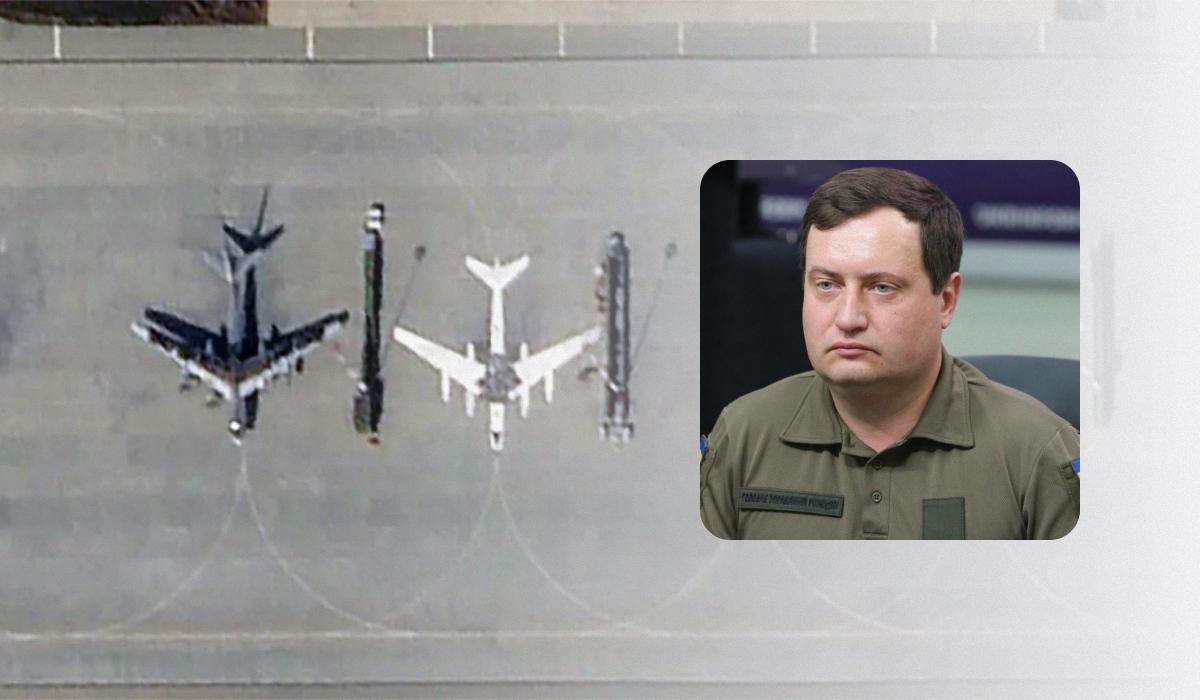 Юсов прокомментировал рисунки самолетов на российских аэродромах / коллаж УНИАН, фото УНИАН (Виктор Ковальчук), Planet Labs Юсов прокомментировал рисунки самолетов на российских аэродромах / коллаж УНИАН, фото УНИАН (Виктор Ковальчук), Planet Labs