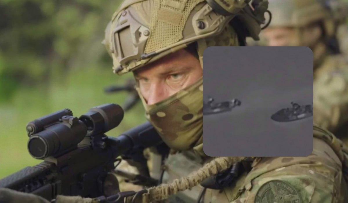 Спецпризначенці в складі ГУР десантувалися на територію Криму / колаж УНІАН, фото кадри з відео Спецпризначенці в складі ГУР десантувалися на територію Криму / колаж УНІАН, фото кадри з відео