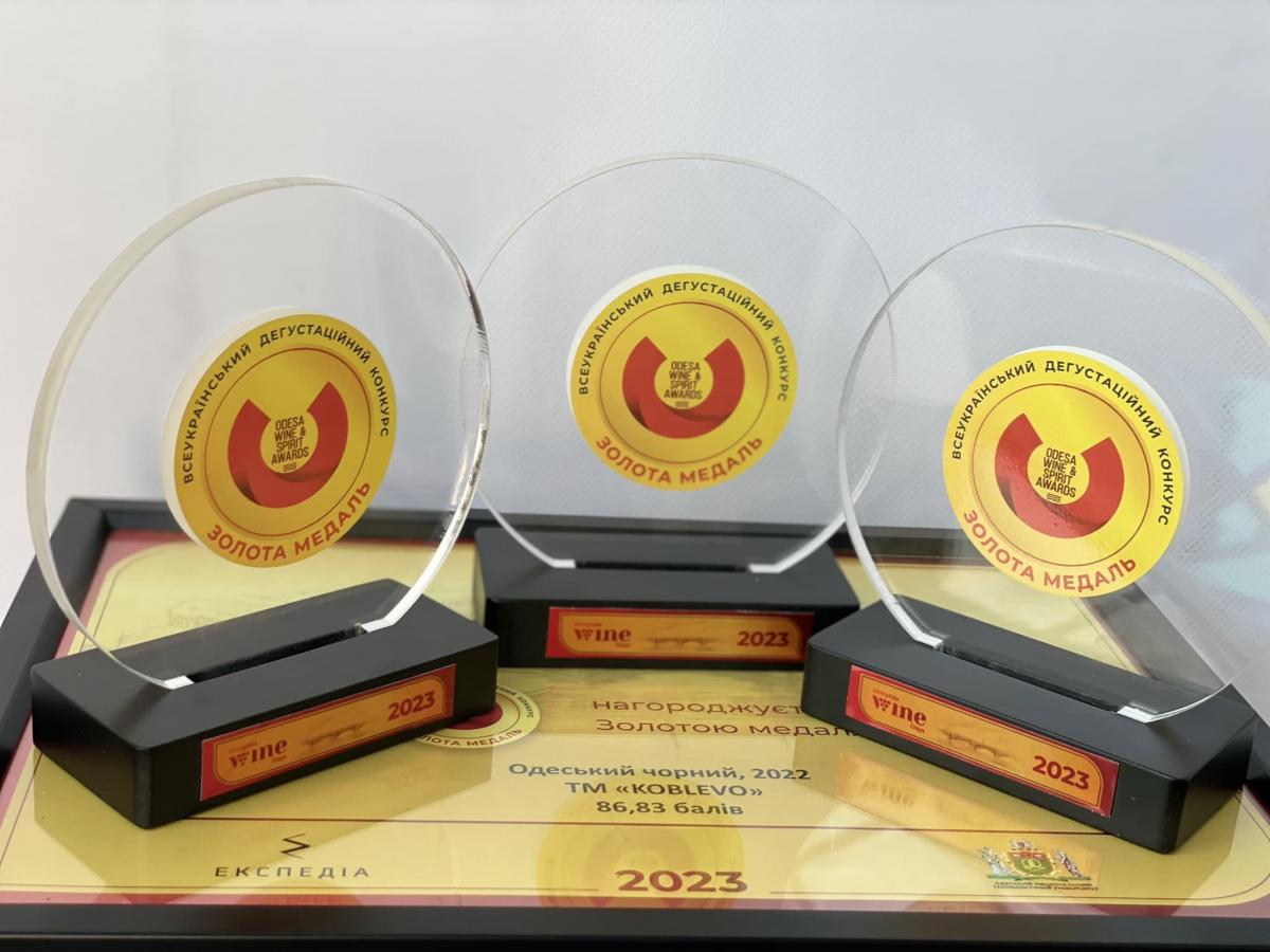 Експерти міжнародного дегустаційного конкурсу VINARIUM International Wine Contest 2023 нагородили Koblevo срібною медаллю за сорт червоного вина / фото прес-служби компанії Експерти міжнародного дегустаційного конкурсу VINARIUM International Wine Contest 2023 нагородили Koblevo срібною медаллю за сорт червоного вина / фото прес-служби компанії