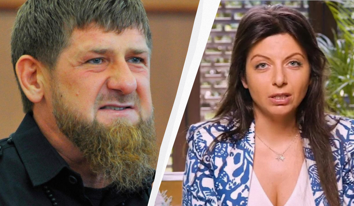 Кадыров вступился за Симоньян / коллаж, фото obzor.io, скриншот Кадыров вступился за Симоньян / коллаж, фото obzor.io, скриншот