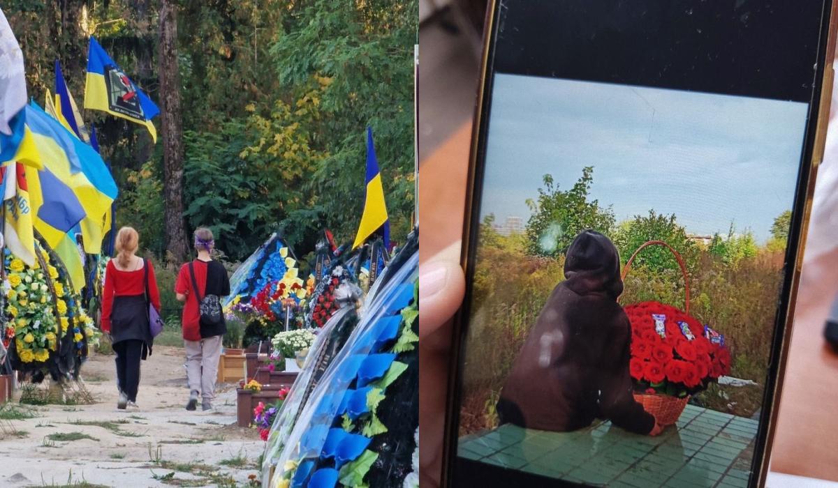 З могил захисників в Києві забирали пам’ятні речі / колаж УНІАН, фото поліція Києва З могил захисників в Києві забирали пам’ятні речі / колаж УНІАН, фото поліція Києва