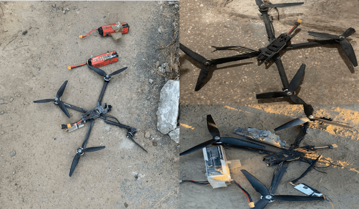 Прикордонники посадили три нашпиговані вибухівкою FPV-дрони / колаж УНІАН, фото dpsu.gov.ua Прикордонники посадили три нашпиговані вибухівкою FPV-дрони / колаж УНІАН, фото dpsu.gov.ua
