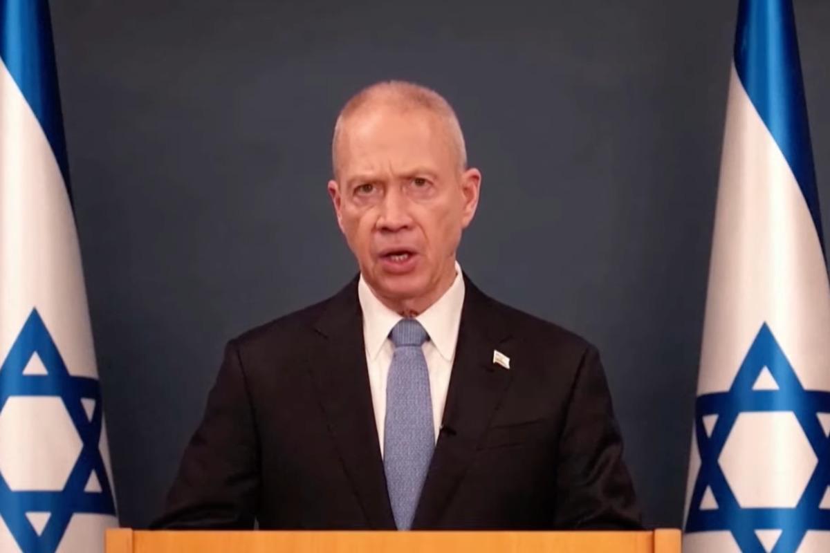 Министр обороны Израиля Йоав Галлант пообещал "изменить реальность в Газе" на годы вперед / скриншот из видео Министр обороны Израиля Йоав Галлант пообещал "изменить реальность в Газе" на годы вперед / скриншот из видео