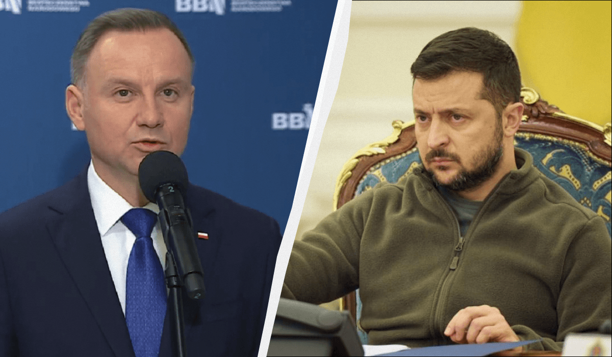 Дуда общается с Зеленским, когда надо / коллаж УНИАН, фото president.gov.ua, скриншот Дуда общается с Зеленским, когда надо / коллаж УНИАН, фото president.gov.ua, скриншот