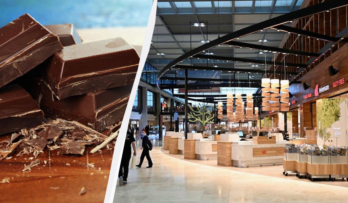 Туристам советуют не покупать шоколад в магазинах duty free / коллаж УНИАН, фото ua.depositphotos.com, REUTERS Туристам советуют не покупать шоколад в магазинах duty free / коллаж УНИАН, фото ua.depositphotos.com, REUTERS