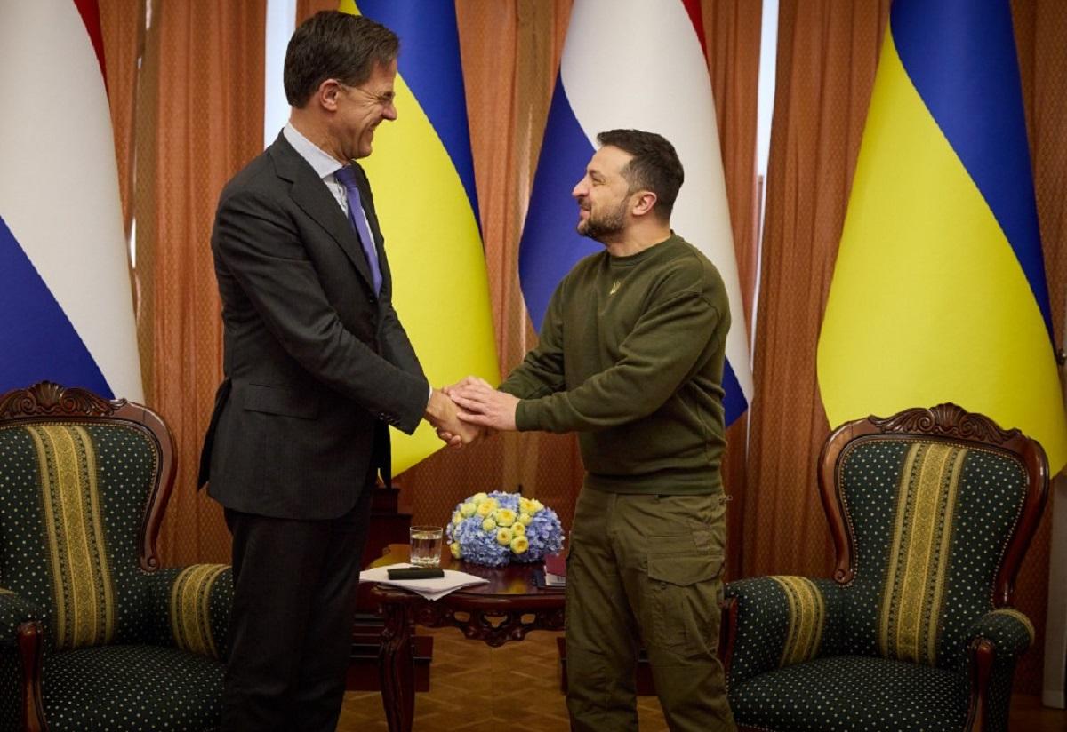 Зеленский провел встречу с Рютте / фото president.gov.ua