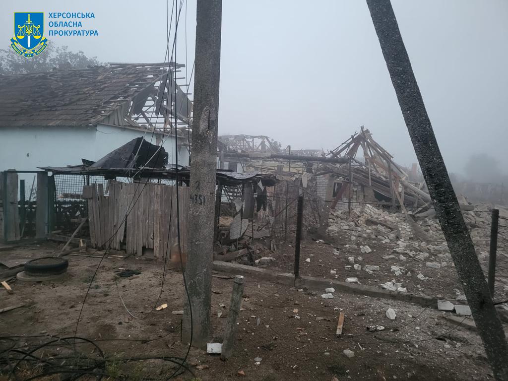 Під його завалами загинула 60-річна жінка / Фото kherson.gp.gov.ua Під його завалами загинула 60-річна жінка / Фото kherson.gp.gov.ua