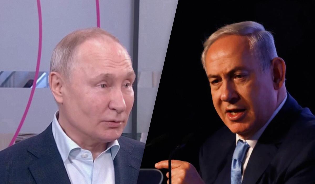 Путин разговаривал с Нетаньяху впервые с 7 октября / коллаж УНИАН, скриншот с видео, фото REUTERS Путин разговаривал с Нетаньяху впервые с 7 октября / коллаж УНИАН, скриншот с видео, фото REUTERS