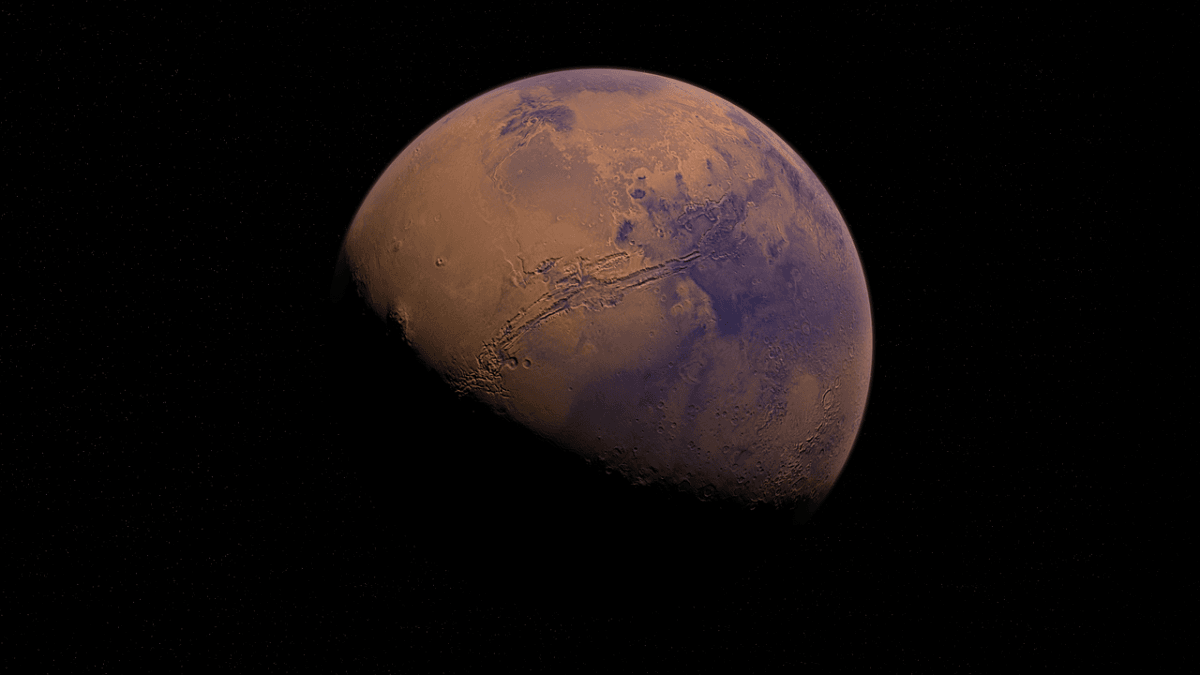 Марс испытывает постоянные удары метеоритов / фото pixabay.com