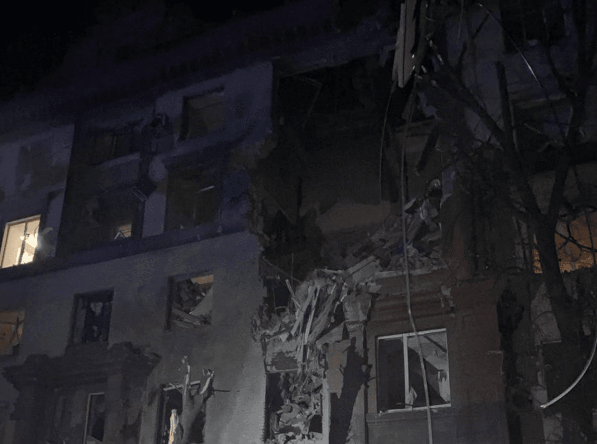 РФ атаковала Запорожье / фото t.me/zoda_gov_ua