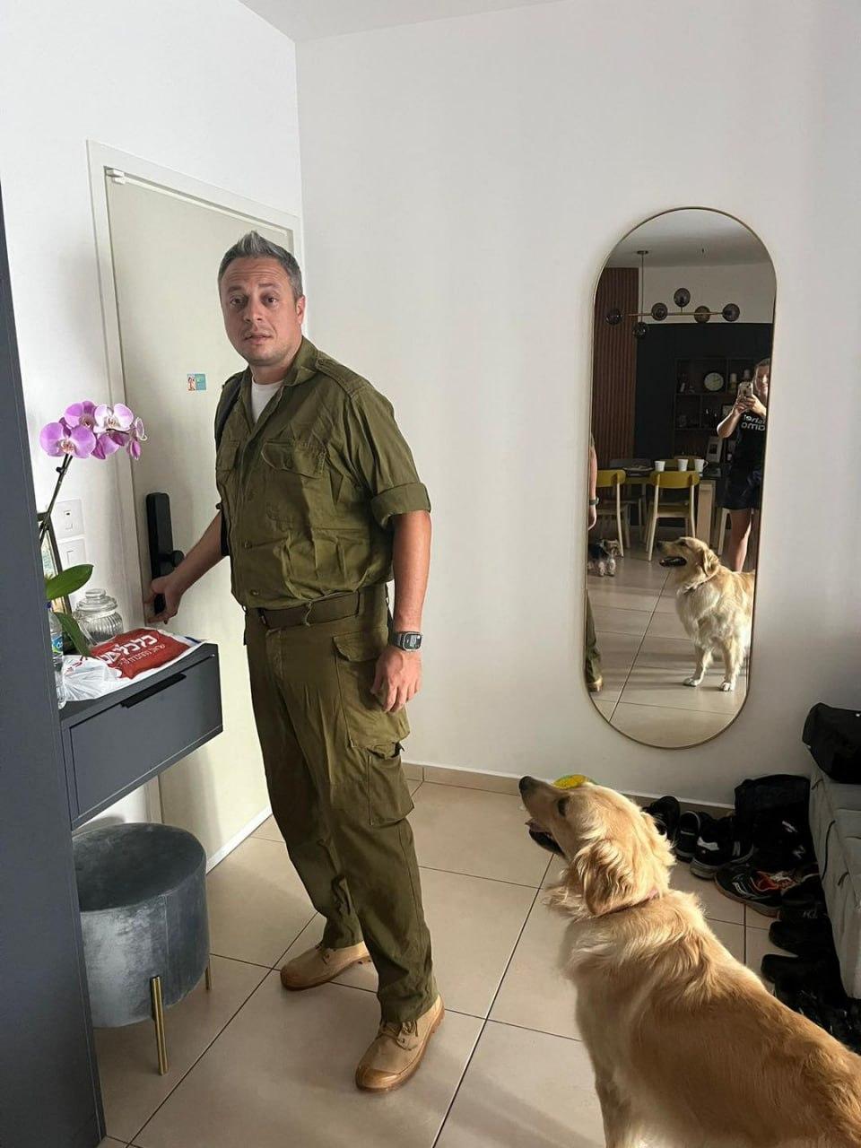 Илья Аксельрод служит в Командовании тыла – в войсках, которые работают с гражданским населением / Фото с Facebook-страницы Ильи Аксельрода
