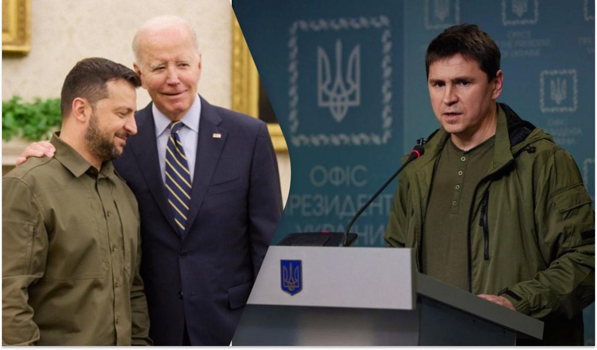 Подоляк прокоментував витрати України на війну / колаж УНІАН, фото УНІАН, president.gov.ua Подоляк прокоментував витрати України на війну / колаж УНІАН, фото УНІАН, president.gov.ua