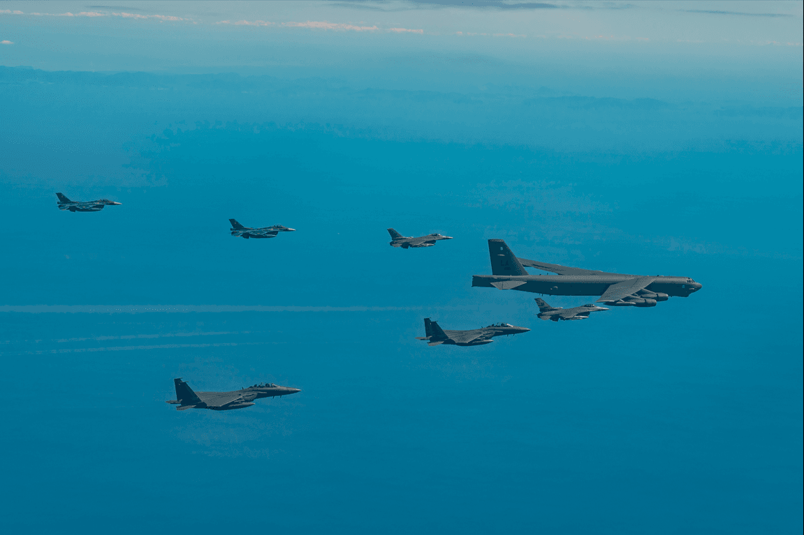 США, Південна Корея і Японія вперше провели спільні тристоронні навчання/ фото USINDOPACOM