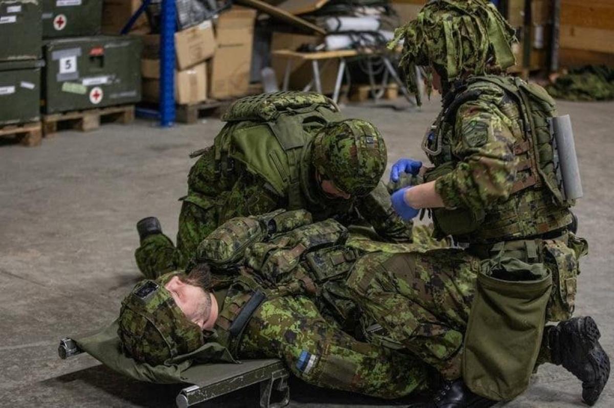 Украинцы провели для военных НАТО обучение по тактической медицине Украинцы провели для военных НАТО обучение по тактической медицине