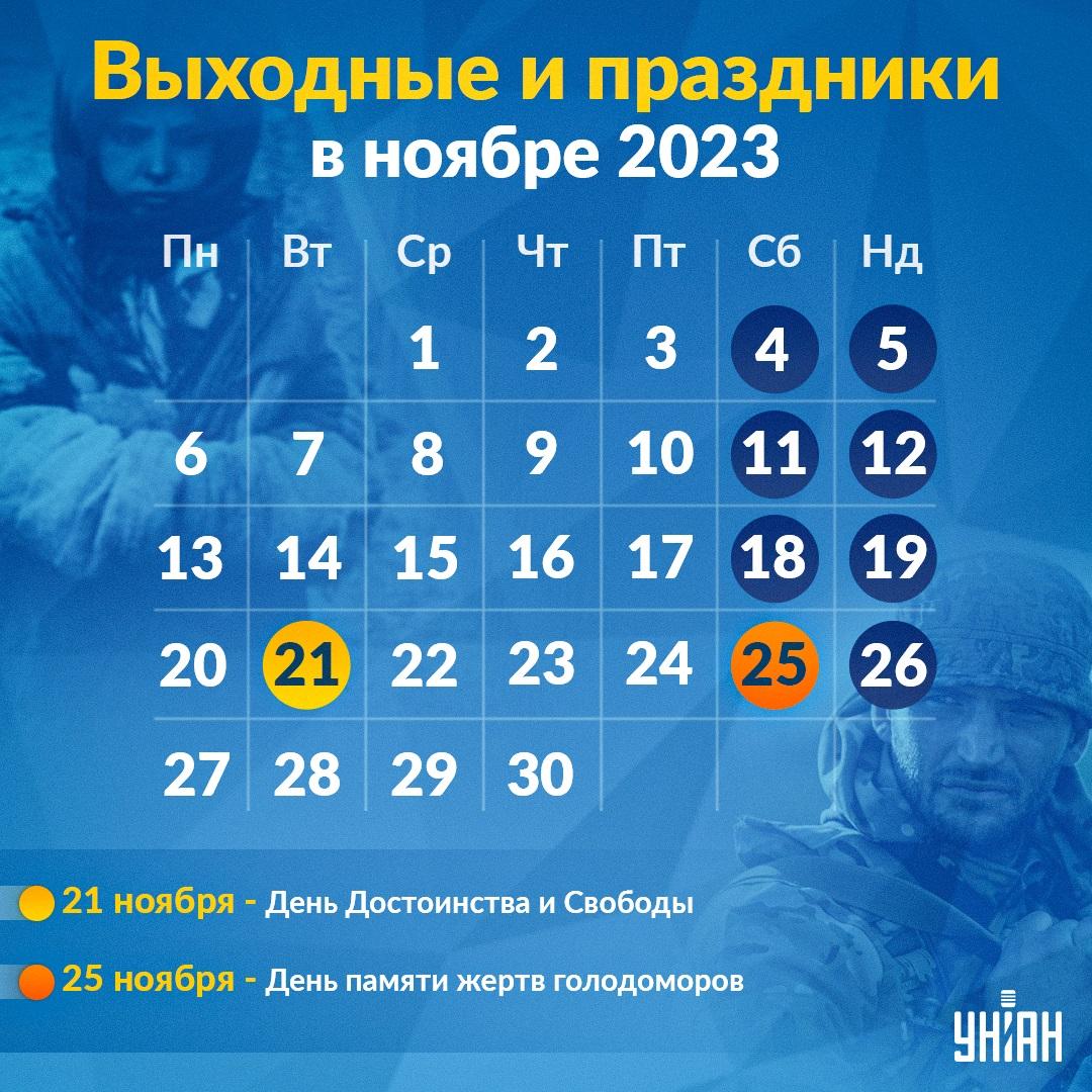 Выходные и праздники в ноябре 2023 что отмечаем когда отдыхаем и будут ли дополнительные