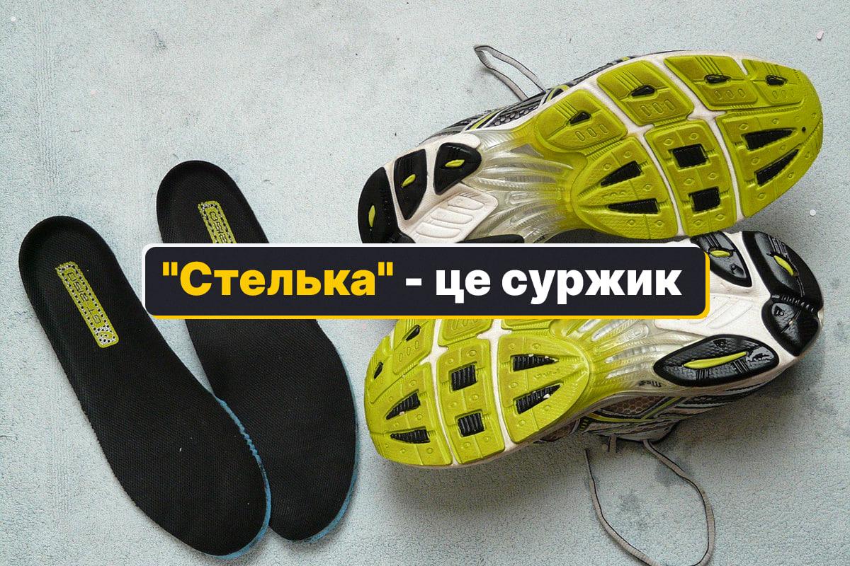 Слова "стелька" в украинском языке нету / коллаж УНИАН, фото pixabay.com Слова "стелька" в украинском языке нету / коллаж УНИАН, фото pixabay.com