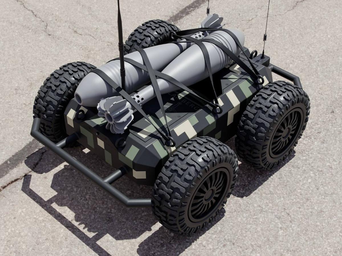 Українські воїни підірвали міст на Донеччині роботом Ratel S / фото Михайло Федоров Українські воїни підірвали міст на Донеччині роботом Ratel S / фото Михайло Федоров