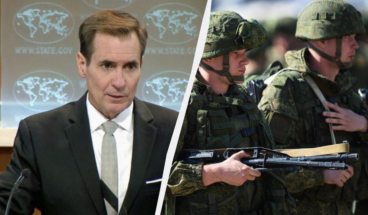 Джон Кірбі повідомив, як командування РФ "мотивує" солдатів воювати проти українців / колаж УНІАН з фото REUTERS і wikimedia.org