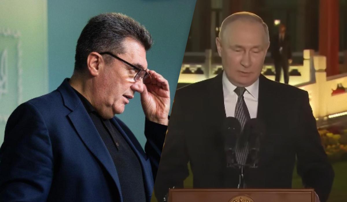 Олексій Данілов пояснив, навіщо поширювалися відомості про "смерть" Путіна / колаж з фото УНІАН і скріншоту Олексій Данілов пояснив, навіщо поширювалися відомості про "смерть" Путіна / колаж з фото УНІАН і скріншоту