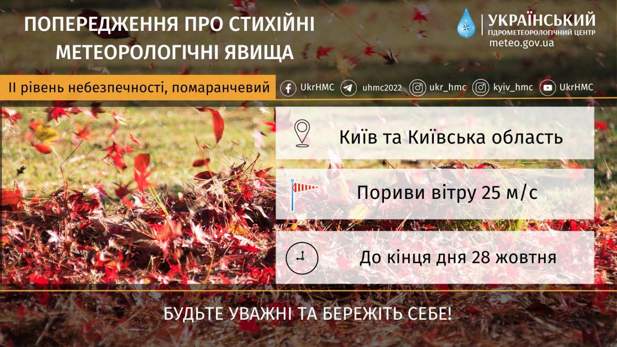 Українців попередили про пориви вітру 25 м / c. / Укргідрометцентр Українців попередили про пориви вітру 25 м / c. / Укргідрометцентр