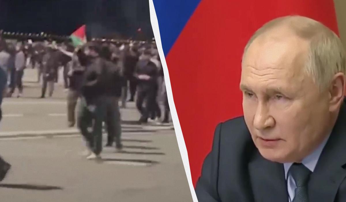 Путін знову звинуватив у всьому Захід та Україну / Колаж УНІАН / Скріншоти Путін знову звинуватив у всьому Захід та Україну / Колаж УНІАН / Скріншоти