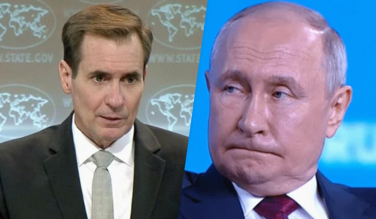 Представитель нацбезопасности США Кирби возмутился тем, что Путин не осудил насилие в Махачкале / коллаж УНИАН, фото Reuters, фото скриншот Представитель нацбезопасности США Кирби возмутился тем, что Путин не осудил насилие в Махачкале / коллаж УНИАН, фото Reuters, фото скриншот