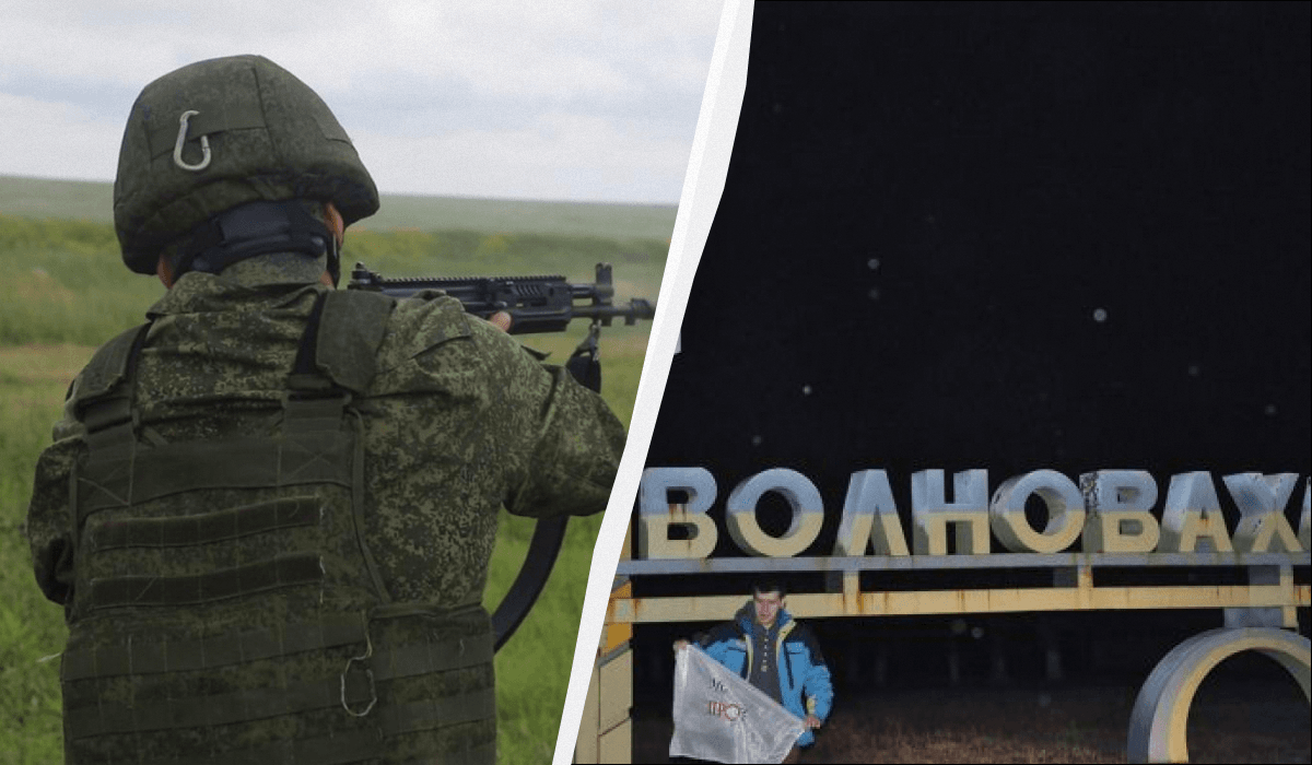 Волноваха окупована росіянами з березня 2022 року / колаж УНІАН, фото t.me/mod_russia, wikipedia.org Волноваха окупована росіянами з березня 2022 року / колаж УНІАН, фото t.me/mod_russia, wikipedia.org