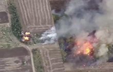 На Запорожском направлении дым и огонь: ВСУ показали удары по армии РФ (видео)
