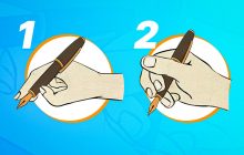 Посмотрите, как вы держите ручку: быстрый тест на личностные качества