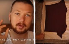 Эксперт рассказал, как высушить одежду за 5 минут без сушилки и нагрева (видео)