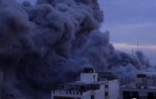 Израильская армия атакует позиции палестинцев (видео)