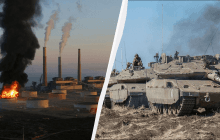 Израиль стягивает артиллерию и танки к границе с Газой, продолжаются авиаудары (видео)