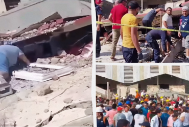 В Мексике во время мессы обрушилась крыша церкви: среди погибших есть дети (видео)