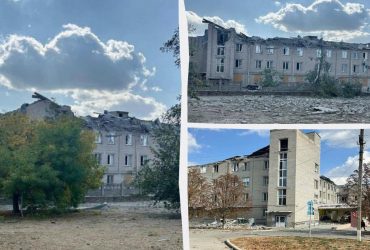 Россияне нанесли прямой удар по больнице в Бериславе (фото)