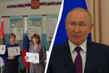 У Росії вчителі привітали Путіна з днем народження листівками з портретом Бандери (фото)