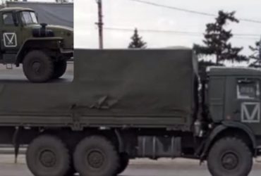 Из Донецкой области двинулись колонны военной техники РФ (фото, видео)