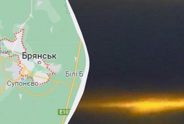 У Брянську пролунали вибухи, у небі з'явилася заграва (фото)