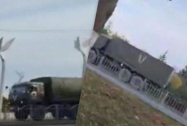 Из Мариуполя двинулись колонны техники РФ на север Донецкой области (видео)