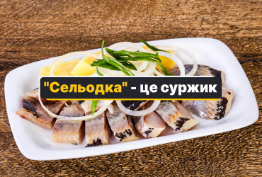 Сельодка - как сказать на украинском: есть только один правильный вариант