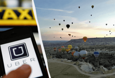 Політ на повітряній кулі в Каппадокії тепер можна замовити на Uber
