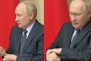 Путин на совещании по Дагестану отметился странной игрой с часами (видео)