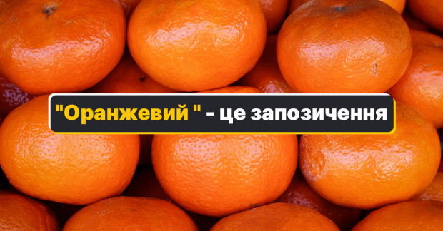 Помаранчевий або помаранчевий - як правильно — УНІАН