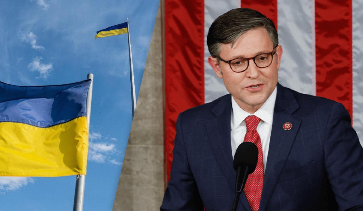 Спікер Палати представників Джонсон не уточнив ні умов, ні термінів ухвалення законопроекту про підтримку України / колаж УНІАН, фото УНІАН, скріншот з відео Спікер Палати представників Джонсон не уточнив ні умов, ні термінів ухвалення законопроекту про підтримку України / колаж УНІАН, фото УНІАН, скріншот з відео