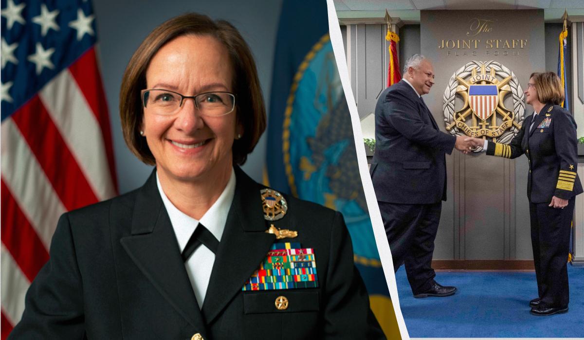 Главой ВМС США впервые стала женщина/ Колаж УНИАН, фото DEFENSE DEPARTMENT, USNavy Главой ВМС США впервые стала женщина/ Колаж УНИАН, фото DEFENSE DEPARTMENT, USNavy