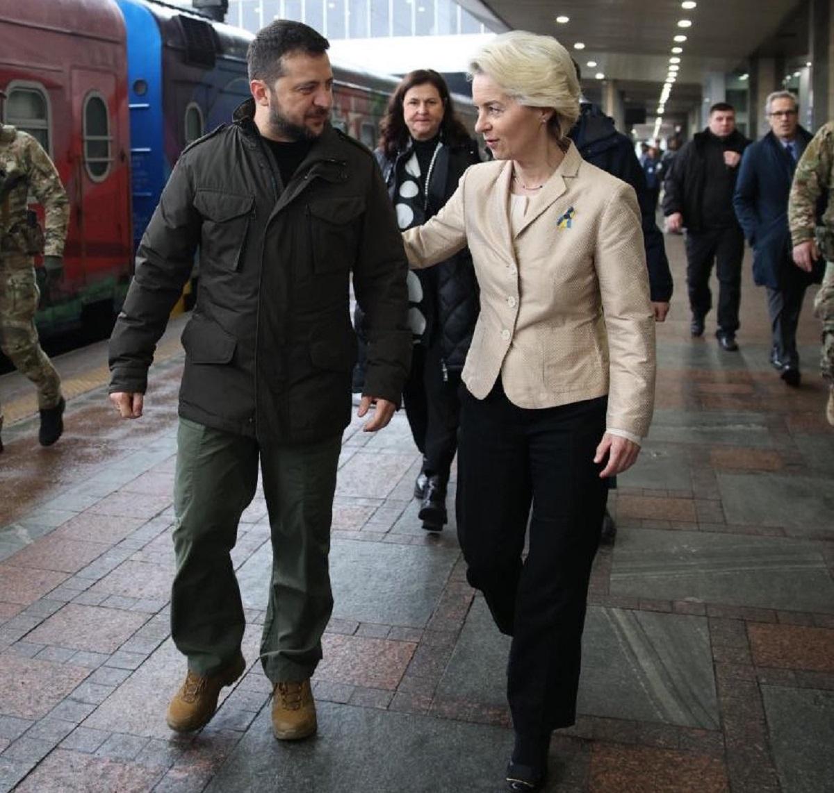 Голова Єврокомісії прибула у Київ / фото @vonderleyen Голова Єврокомісії прибула у Київ / фото @vonderleyen
