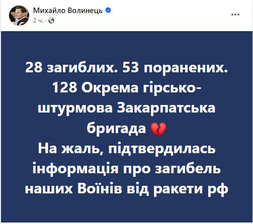 Пост Волынца / скриншот Пост Волынца / скриншот