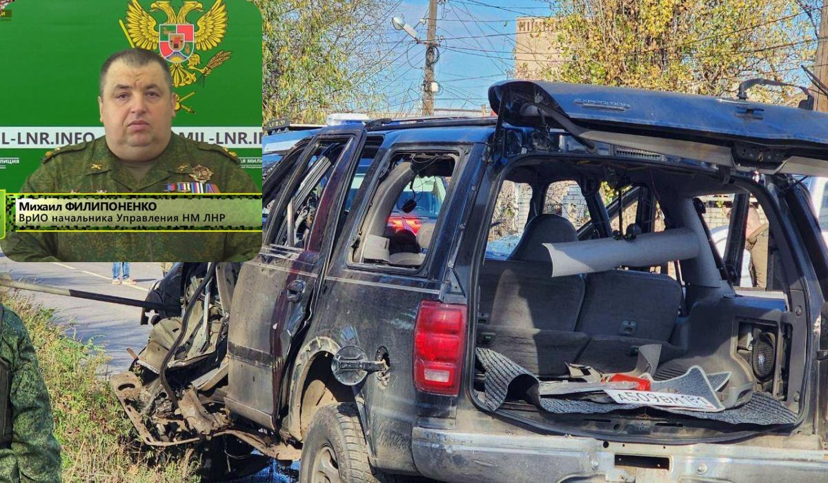У Луганську підірвали екс-главу силовиків "ЛНР" / Колаж УНІАН, фото фото mil-lnr.info, скріншот У Луганську підірвали екс-главу силовиків "ЛНР" / Колаж УНІАН, фото фото mil-lnr.info, скріншот