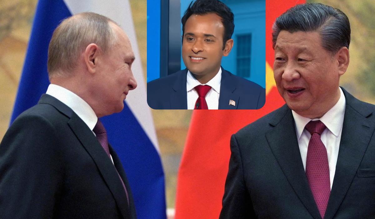 Си и Путин очень обрадовались бы победе Рамасвами, считает сенатор / коллаж УНИАН, фото REUTERS, скриншот Си и Путин очень обрадовались бы победе Рамасвами, считает сенатор / коллаж УНИАН, фото REUTERS, скриншот