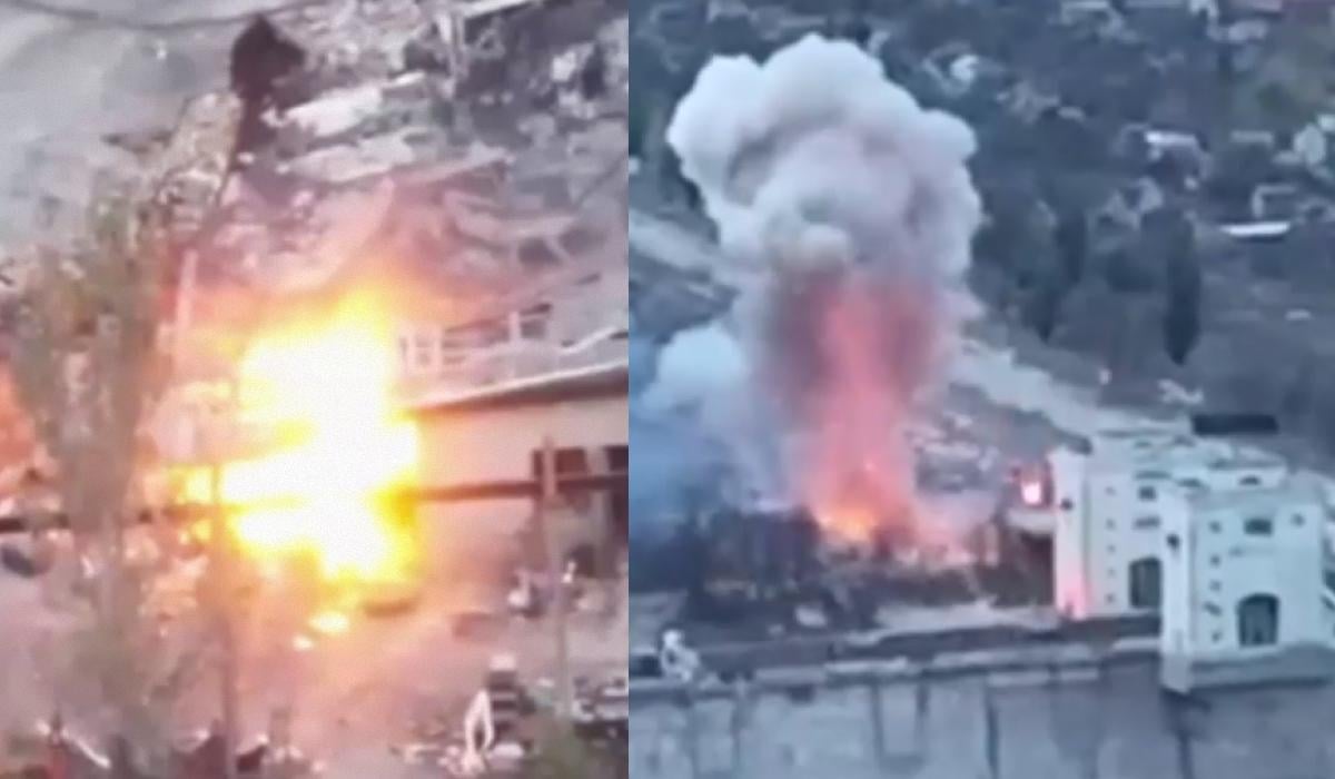 Контрразведчики уничтожили склад БК и логистику оккупантов на юге / коллаж УНИАН, фото скриншот