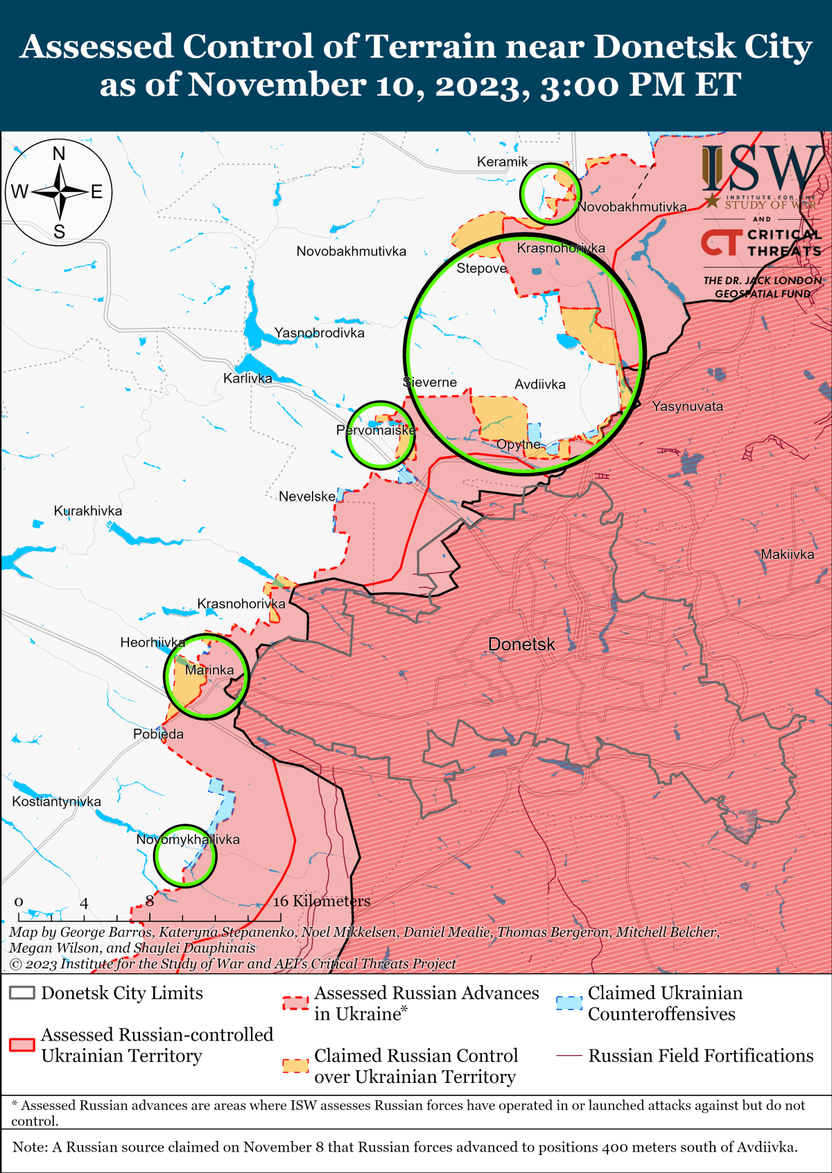 ВСУ контратаковали и отбили позиции возле Авдеевки, - ISW ВСУ контратаковали и отбили позиции возле Авдеевки, - ISW